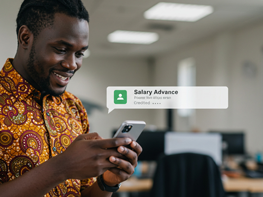 Salary advance banner